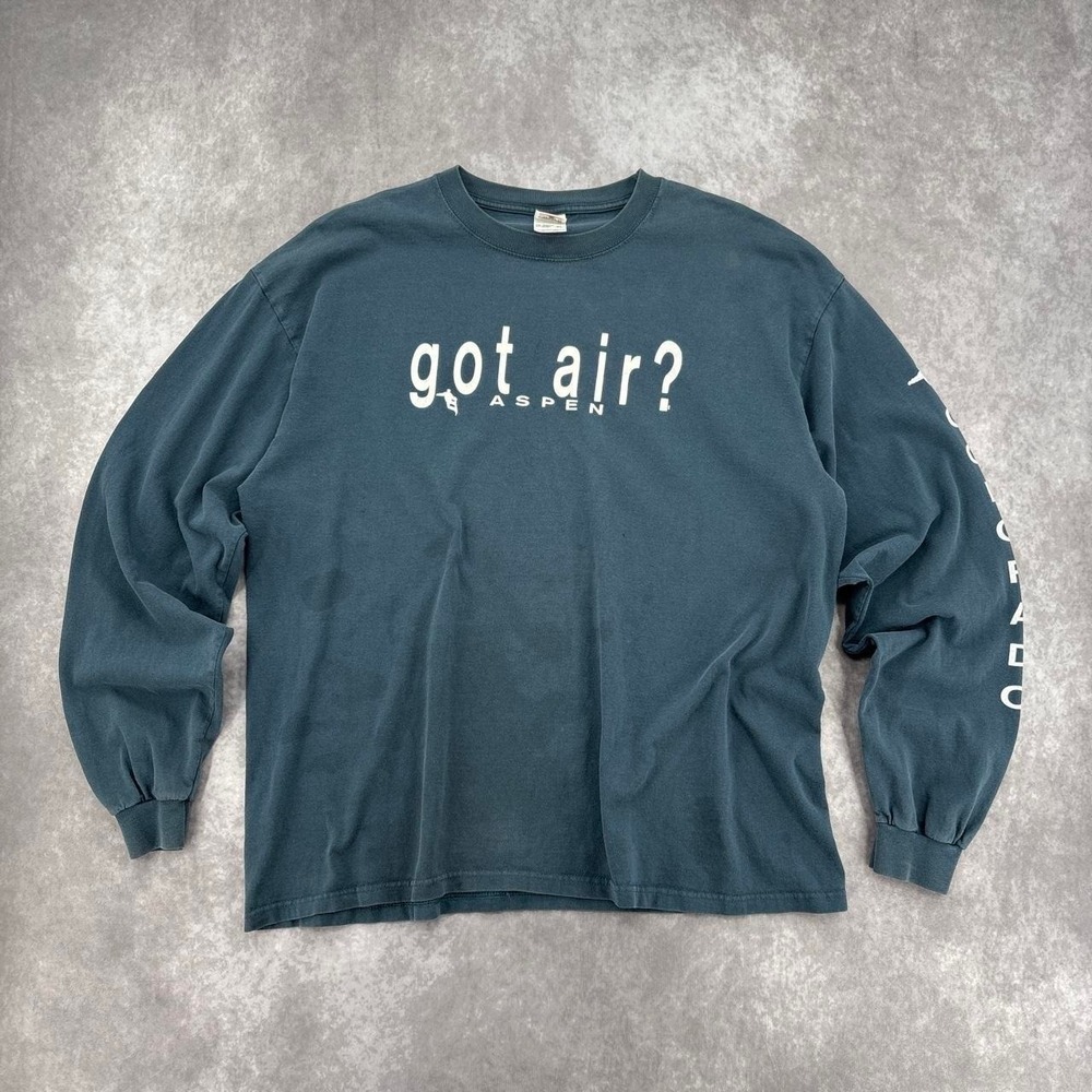 Y2K Faded "Got Air?" Colorado Graphic Long Sleeve